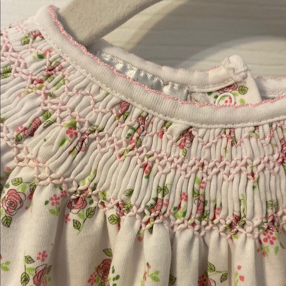 Magnolia Baby White with Light Pink Polka Dots Footies - Picture 4 of 6